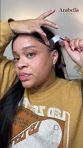 This glueless wig melts so naturally, you'll forget it's not your hair. 🤭 #arabellahair #wigs