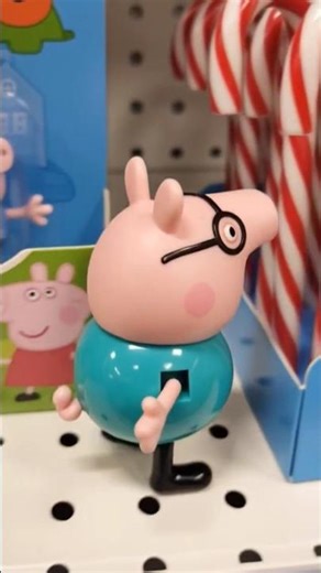 Peppa Daddy Pig finds some candy canes. #peppapig