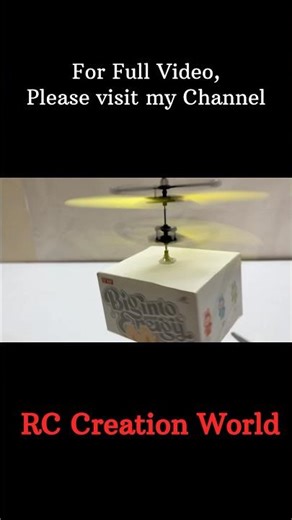 Labubu Cardboard motor helicopter #cardboard #helicopter #drone #rcflying #flying #remotework