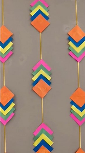 DIY Paper Wall Hanging 🦋| how to make paper wall hanging | Easy 60-Second Craft Tutorial