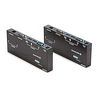 USB VGA KVM Console Extender over CAT5 UTP (500 ft) - TAA
