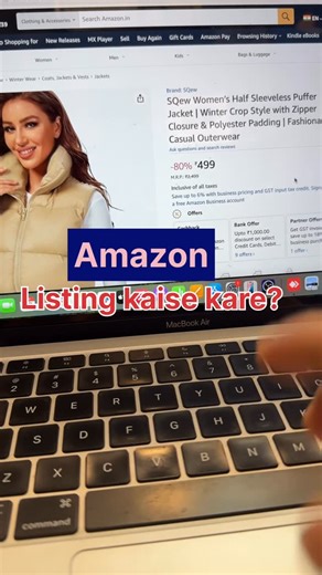 Rakesh Kandari | Ecommerce Expert | Flipkart Amazon Meesho on Instagram: "Comment AMAZON How to list winter 🥶 Product on @amazondotin This video is the step by step tutorial on amazon India products listing in hindi. From downloading blank template to making your listing live on amazon buyer portal. In this video we will list women jackets 🧥 with 8 colours and 5 sizes each. Total 40 listings at once using amazon bulk listing feature. #amazonlisting Questions || Ecommerce training