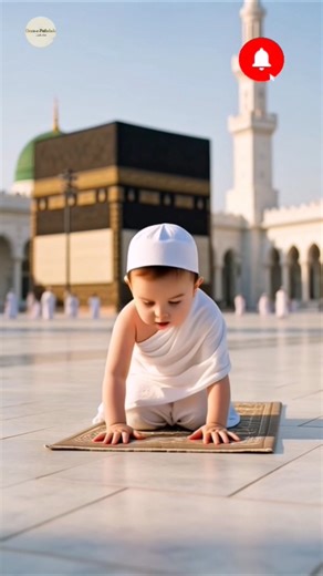 Labbaik Allahumma Labbaik #makkah #kaaba #hajj #trending #muslim #baby #talbiya #islamicbaby #umrah
