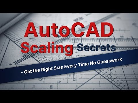 AutoCAD Scaling Secrets | Get the Right Size Every Time (No Guesswork)