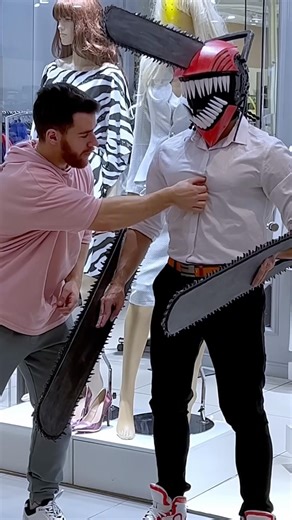 Chainsaw man Prank. #funny #shorts