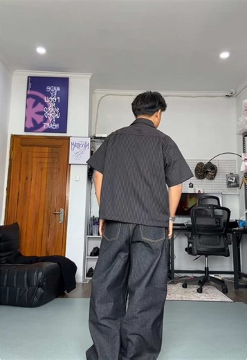 Explore Black Stripe Workshirt for Streetwear Style