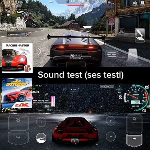 Racing master vs carxstreet ?🤔 #shorts ⚠️