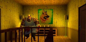 Mr. Dog horror game. Son Granny & Grandpa by WildGamesNet