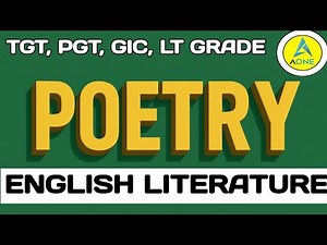 WHAT IS POETRY? DEFINITION , ITS TYPES AND KEY FEATURES ENGLISH POETRY (PART -02)