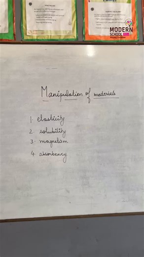 Modern School on Instagram: "🔬🌈 Grade 5 – Manipulation of Materials! Our curious learners explored how materials can change, stretch, or absorb through exciting experiments — Melt & Solidify, Stretch & Spring, and Absorbency Race! 💧✨ They discovered how materials behave differently and learned about reversible and irreversible changes. 💡 Benefits: ✔ Encouraged observation and teamwork ✔ Built inquiry and problem-solving skills ✔ Connected science to real-life experiences Learning became hand