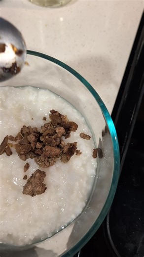 congee is best when I feel sick! #homecooking | congee