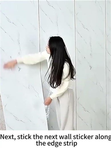 PVC marble wall sticker