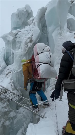 Trekadviser Pvt. Ltd. on Instagram: "Every great summit stands on the shoulders of silent strength. Our Sherpa carries heavy loads at extreme altitude — the lifeline of the expedition. This is the real power behind Everest. Video by : @sujalgurung790 #AdventureAwaits #Wanderlust #NepalTravel #ExploreNepal #TravelGoals #NatureLovers #MountainsCalling #AdventureSeekers #TravelNepal #visitnepal"