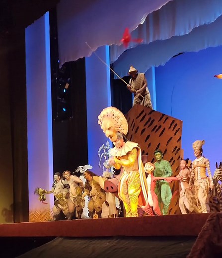 THE LION KING BROADWAY SHOW was amazing. First time watching #disney #thelionkingbroadway #thelionking #simba #timon #pumbaa #disneyadult #disneyadult #circleoflife #vip #frontseats #firsttime #pantagestheatre #broadwayshow