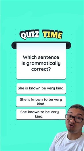 Which sentence is grammatically correct? #englishtips