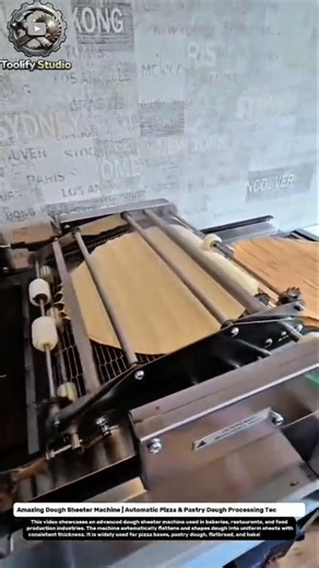 Industrial Dough Rolling System | Precision Sheet Forming for Bakery Production.