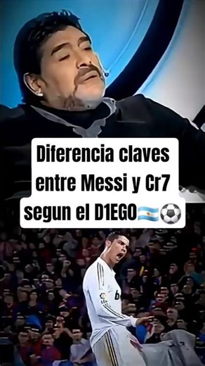 Opinión del #diegomaradona sobre #cr7 y #messi 🤯🇦🇷🐐⚽️