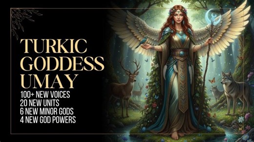 New Major God Mod for Age Of Mythology Retold: Turkic Goddess Umay