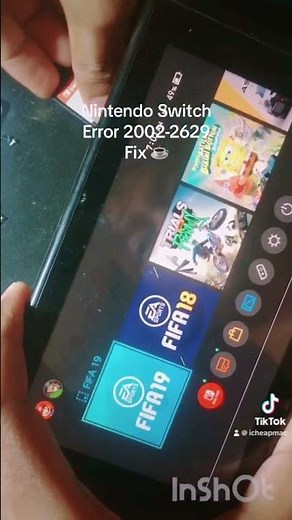 Nintendo Switch error 2002-2629 fix