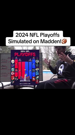 2024 NFL Playoffs Simulated on Madden Recap