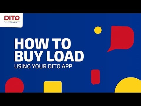 How to top up DITO Load