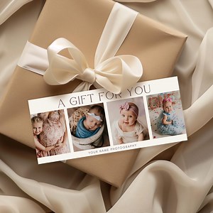 Photography Gift Certificate Template: Editable Session Voucher (canva, Digital Download) - Etsy