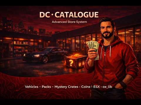 [ESX] FIVEM DC_BOUTIQUE In-Game Coin Shop System | PREVIEW | PAID 🛒
