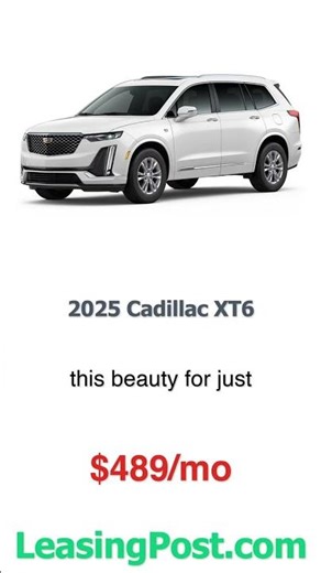 2025 Cadillac XT6 - Only $489/month! #Shorts