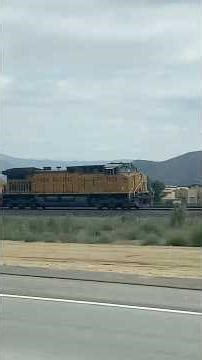 Union Pacific Intermodel freight train in Palm Springs ￼