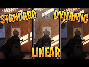 IS LINEAR STILL META in WARZONE 🎮 SLOW MO COMPARISSON - LINEAR vs DYNAMIC vs STANDARD