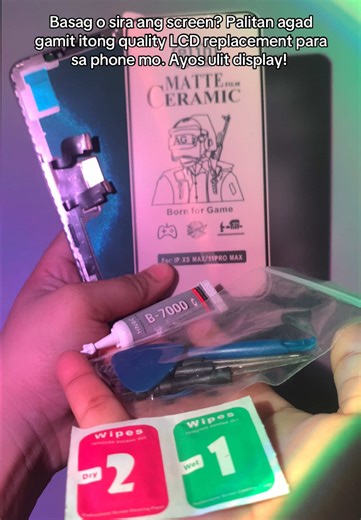 Sira ang touch o display? Subukan itong LCD replacement para maayos ulit ang phone mo. #GadgetRepair #iPhoneLCD