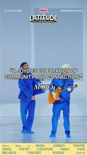 David Byrne headlines Latitude 2026 ✨