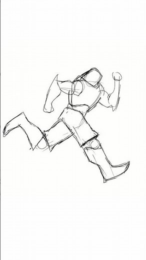 Day 20 – Anime Running Cycle 🏃💨🔥#AnimeRun #Day20 #RunCycle #AnimeStyle