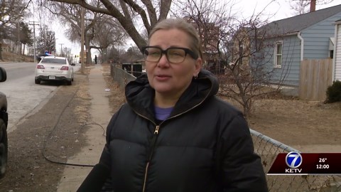 Lumber truck rips power lines, meter from Omaha woman's house