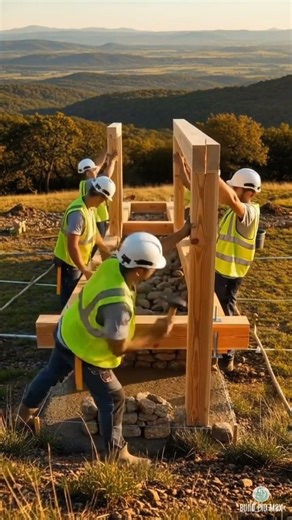 Log Cabin tiny home build / #cabin #woodenhouse