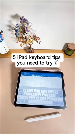 Try these 5 iPad keyboard tips!💡#ipadtips #ipad #ipadnotes #digitalplanning #shorts