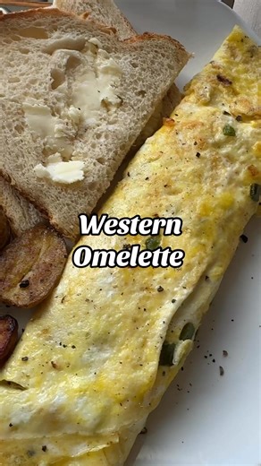 Breakfast for my husband! #westernomelette #omelette #eggs #breakfast #breakfastideas #breakfasttime | Nicole Abbatiello