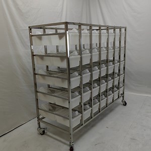 [Hot Item] Lab Stainless Steel Rodent Breeding Rack Rat Mouse Breeding Racks with Plastic Breeding Cage