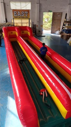 Bungee Run Inflatable #awesome #bouncehouse #runway #inflatable#bungee