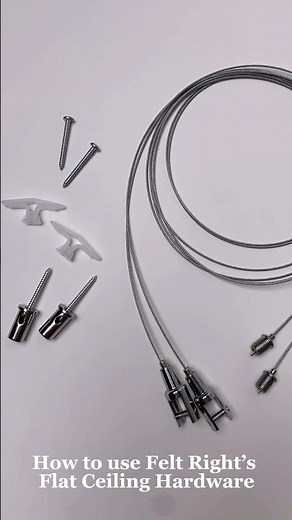 How to use Felt Right’s Flat/Drywall Ceiling Hardware