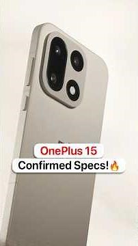 OnePlus 15 Leaked: Confirmed Specs and Design! 🔥