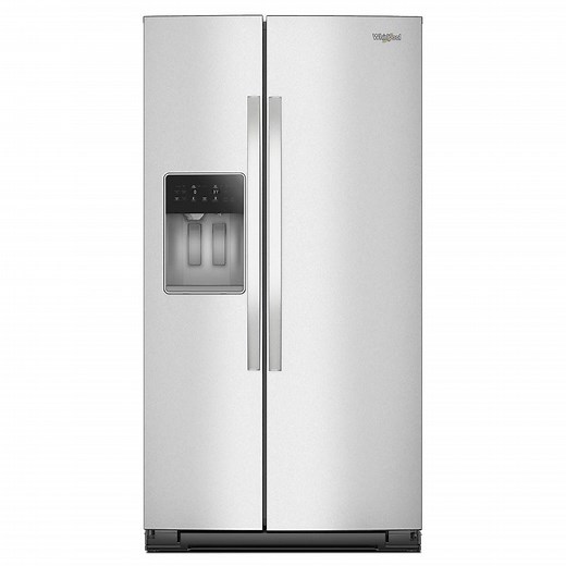 Reviews for Whirlpool 36 in. 20.85 cu ft. Counter Depth Side-by-Side Refrigerator in Fingerprint Resistant Stainless Finish w/ TruCool System | Pg 1 - The Home Depot