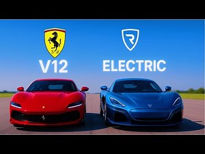 RIMAC NEVERA R vs FERRARI 12CILINDRI: Ultimate Hypercar Rivalry!