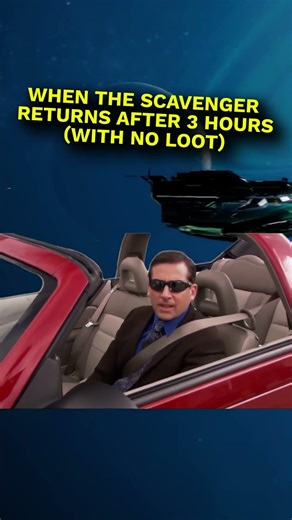 When the scavenger returns after 3 hours