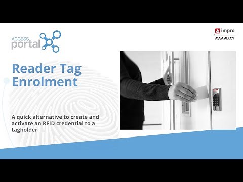 Reader Tag Enrollment - Access Portal v5