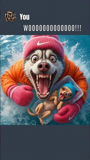 Are You Cold Little Chihuahua?!🥶🐶 #memes #ai