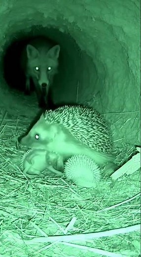 Hedgehog vs fox