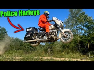 We Took Our Police Harleys Off-Roading !