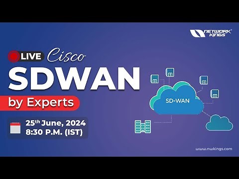 Free CISCO SD-WAN Course by Network Kings | Learn from Industry Experts