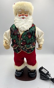 Animated Santa Figure: Jingle Bell Rock Music - Dancing Christmas Decor - Works! - Etsy